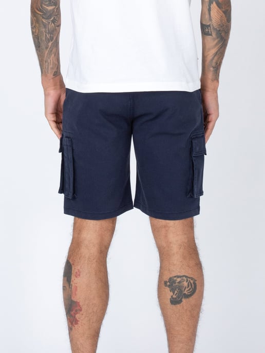 Luke 1977 Men's Club Future Cargo Shorts in Navy - Image 4