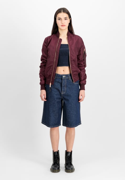 Chaqueta de bombardeo ligera MA-1 VF para mujer - Image 2