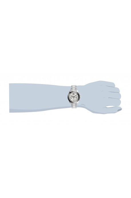 Invicta Speedway 26111 Reloj de Hombre - Movimiento de Cuarzo - Acero Inoxidable con Esfera Plateada - 39 mm - Image 4