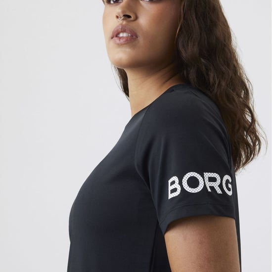 Björn Borg - Camiseta de manga corta Ladies Classic Training - Negra - Image 4