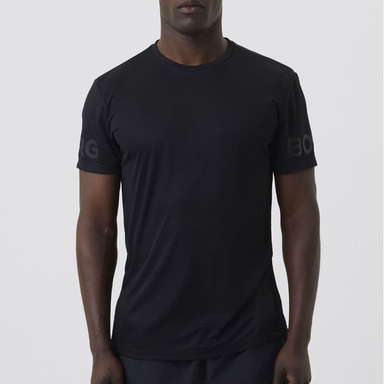 Björn Borg - Camiseta de entrenamiento ligera de manga corta para hombre - Negra - Image 3