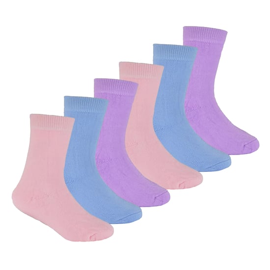 Sock Snob - Paquete múltiple de 12 pares de calcetines térmicos para niños - Pastel - Image 3