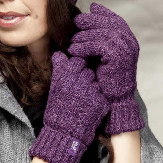 Heat Holders - Guantes de invierno de punto por cable de 2,3 tog para mujer - Image 4