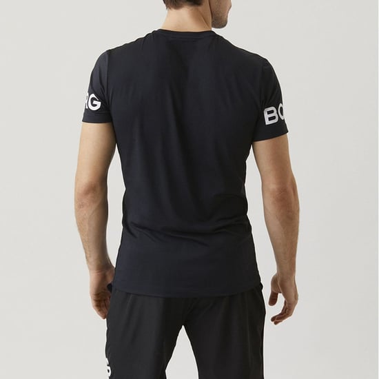 Björn Borg - Camiseta de manga corta de alto rendimiento para hombre - Negra - Image 4