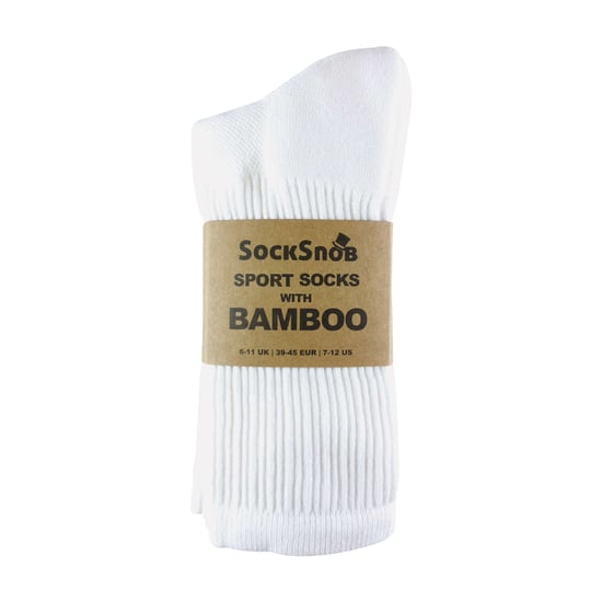 Sock Snob - Lote de 6 calcetines deportivos de bambú de algodón orgánico para hombre - Image 2