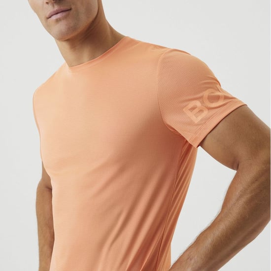 Björn Borg - Camiseta de entrenamiento ligera de manga corta para hombre - Naranja - Image 4