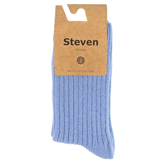 Womens Wool Dress Socks | Steven | Calcetines calientes transpirables para señoras -Azul - Image 2