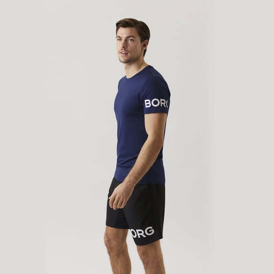 Björn Borg - Camiseta de manga corta de alto rendimiento para hombre - Azul marino - Image 3