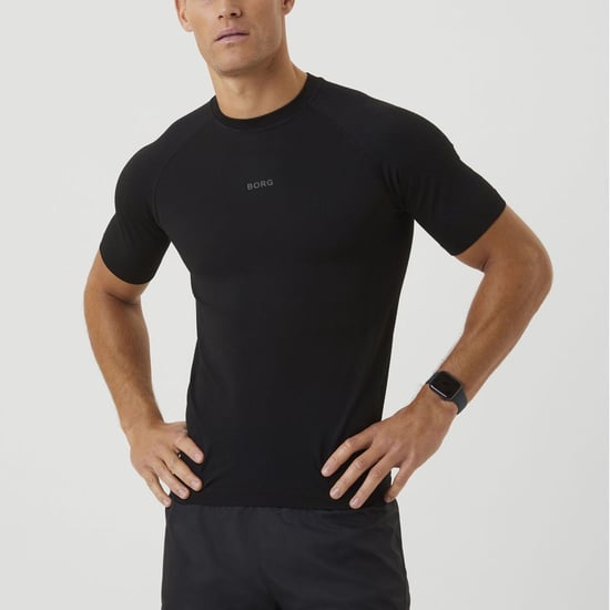 Björn Borg - Camiseta running hombre manga corta sin costuras - Negra - Image 3