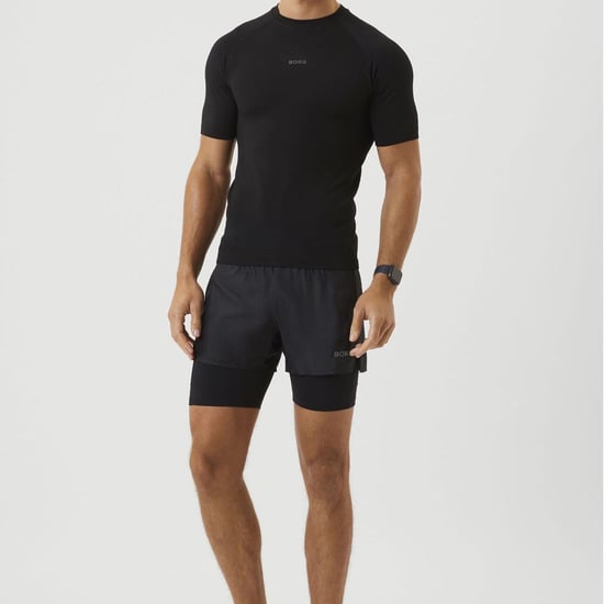 Björn Borg - Camiseta running hombre manga corta sin costuras - Negra - Image 4