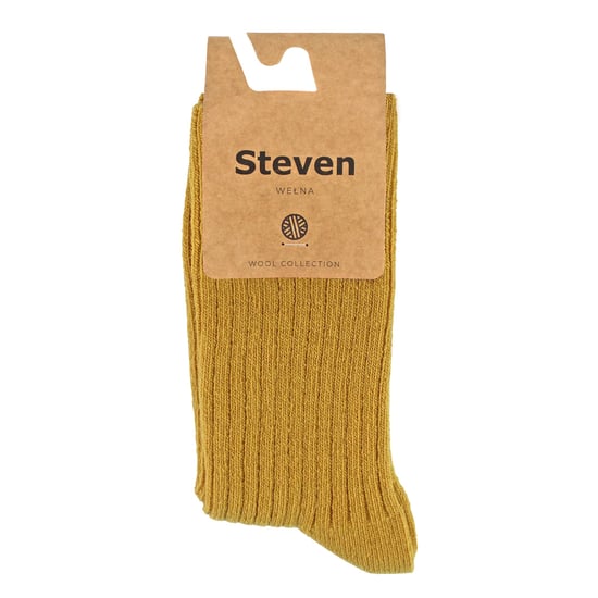 Womens Wool Dress Socks | Steven | Calcetines calientes transpirables para señoras -Amarillo - Image 2