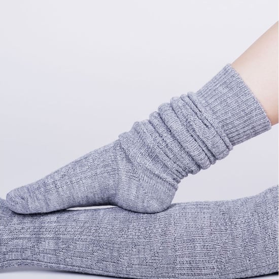 Womens Over The Knee Wool Socks | Steven | Calcetines largos gruesos para invierno - Crudo - Image 5