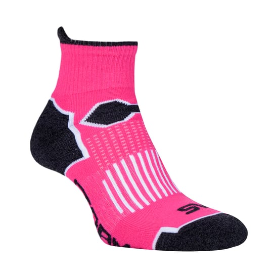 Pack de 6 Calcetines Tobilleros Acolchados para Mujer con Soporte en el Arco | Storm Bloc | Talón y Puntera Acolchados Running Sports para Mujer - Rosa - Image 3
