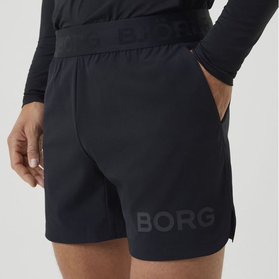 Björn Borg - Pantalón Corto de Entrenamiento Técnico, Hombre - Negro - Image 3