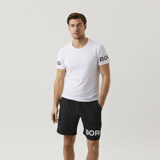 Björn Borg - Camiseta de manga corta de alto rendimiento para hombre - Blanca - Image 3