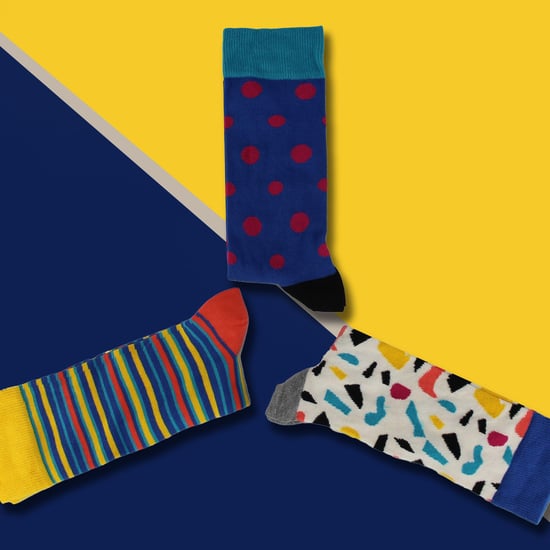 HS by Happy Socks - Pack de 3 Calcetines de Rayas Clásicos para Hombre - Rayas (Brights) - Image 3