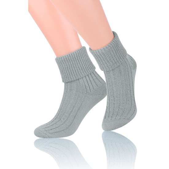 3 Pares de Calcetines de Lana para Mujer | Steven | Calcetines de Lujo para Dormir - Chocolate - Image 4