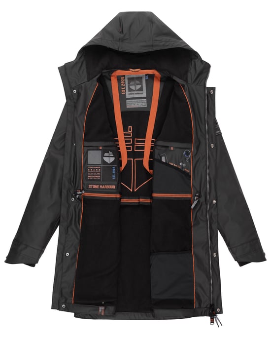 Abrigo impermeable para hombre Stone Harbour Verdaan - Image 6