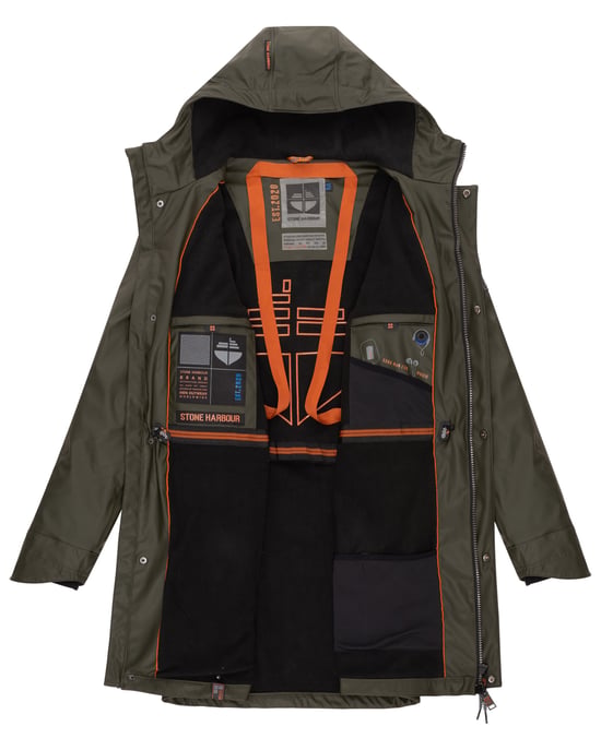 Abrigo impermeable para hombre Stone Harbour Verdaan - Image 6