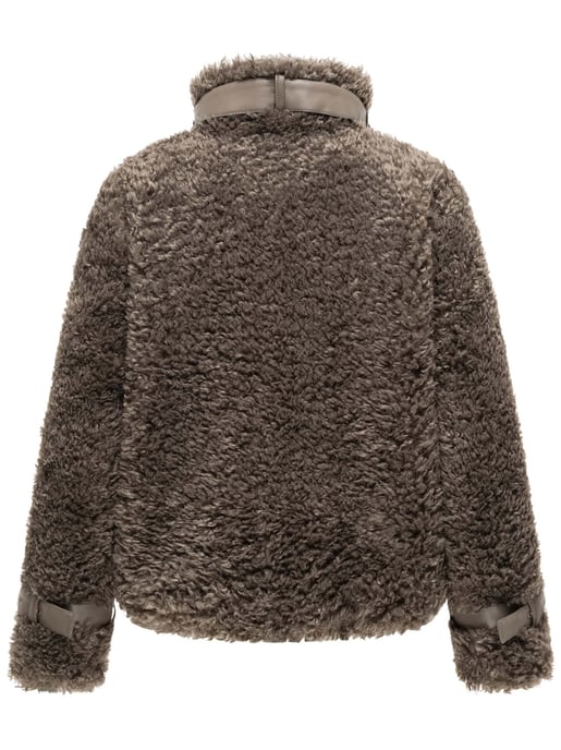Chaqueta teddy para mujer Navahoo Wuschelwonne con detalles de hebillas - Image 3