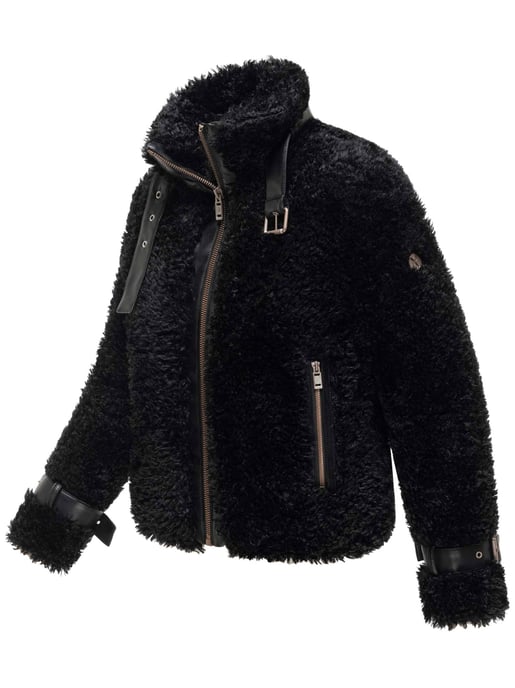 Chaqueta teddy para mujer Navahoo Wuschelwonne con detalles de hebillas - Image 2