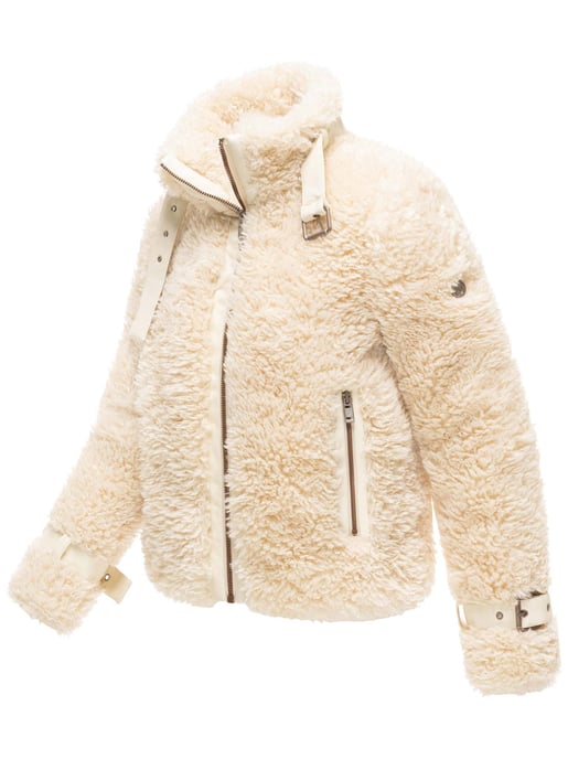 Chaqueta teddy para mujer Navahoo Wuschelwonne con detalles de hebillas - Image 2