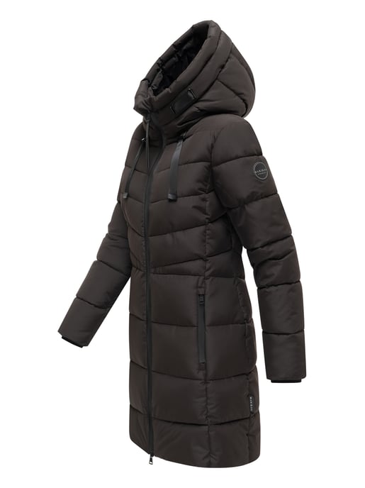 Abrigo acolchado mujer Marikoo Natsukoo – cálido, con capucha y forro teddy - Image 3