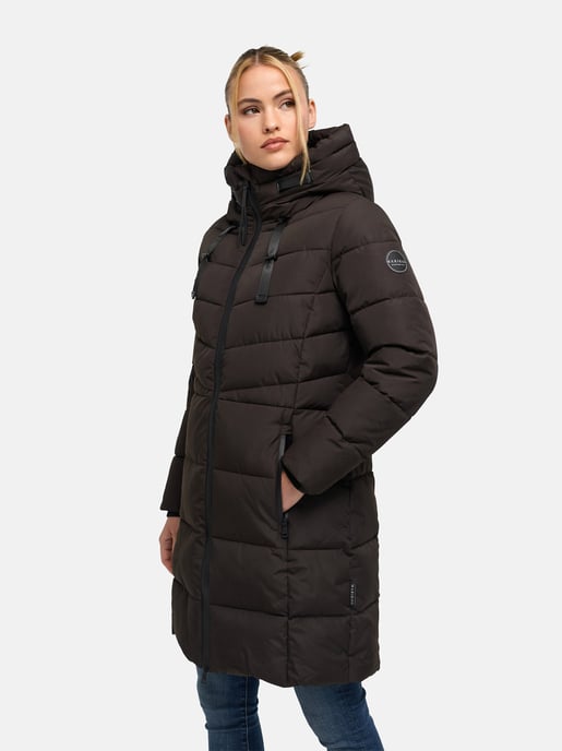 Abrigo acolchado mujer Marikoo Natsukoo – cálido, con capucha y forro teddy - Image 6