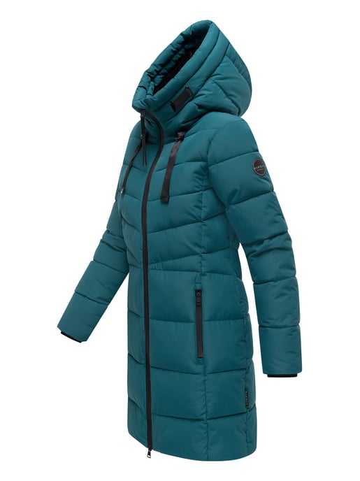 Abrigo acolchado mujer Marikoo Natsukoo – cálido, con capucha y forro teddy - Image 3