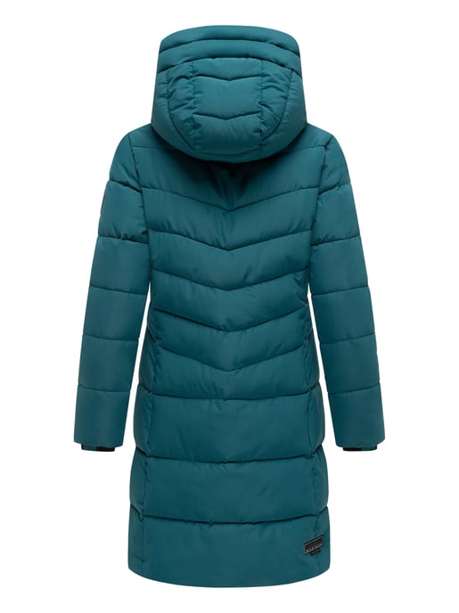 Abrigo acolchado mujer Marikoo Natsukoo – cálido, con capucha y forro teddy - Image 4