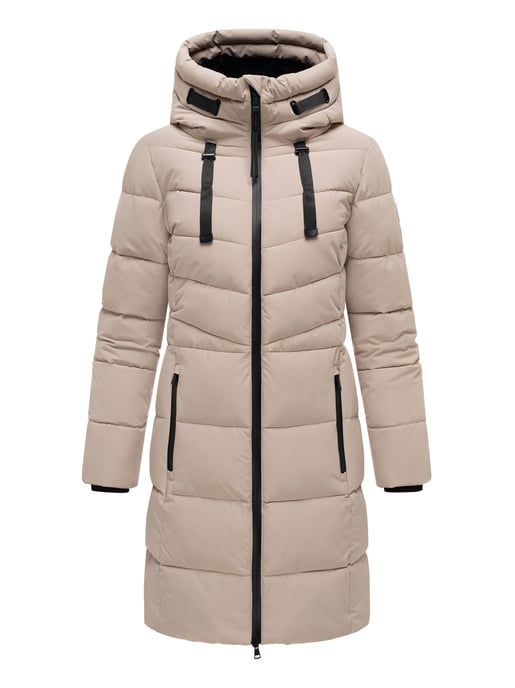 Abrigo acolchado mujer Marikoo Natsukoo – cálido, con capucha y forro teddy - Image 2