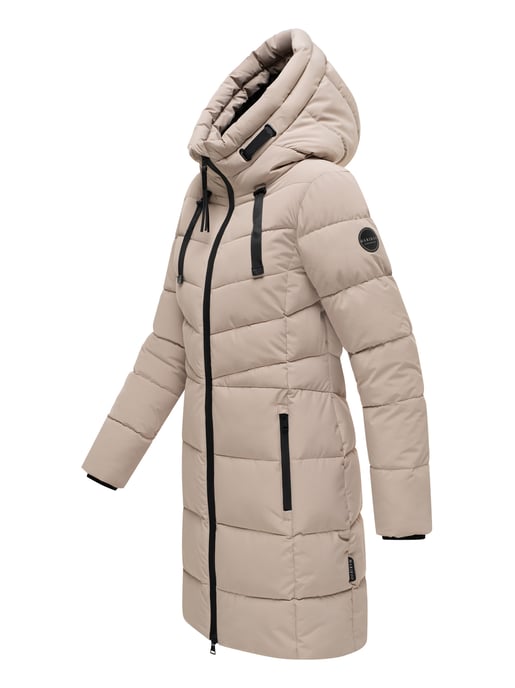 Abrigo acolchado mujer Marikoo Natsukoo – cálido, con capucha y forro teddy - Image 3