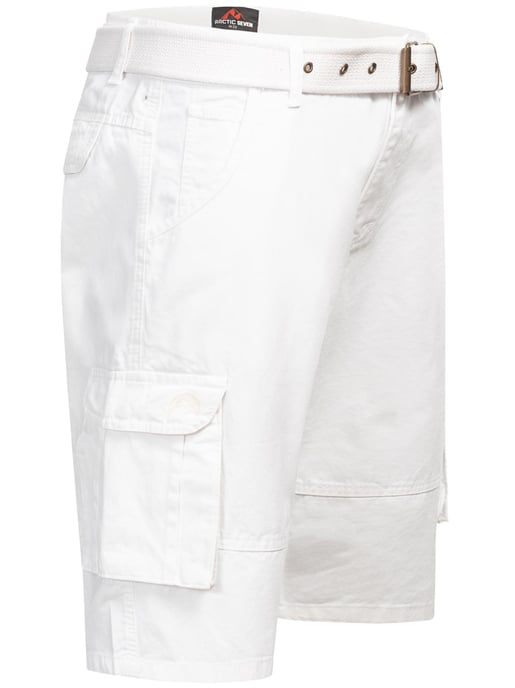 Pantalón Corto Cargo Hombre Arctic Seven AS-409 con Cinturón – Algodón, Cómodo y Funcional - Image 2
