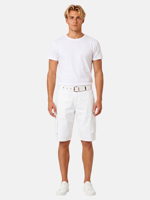 Pantalón Corto Cargo Hombre Arctic Seven AS-409 con Cinturón – Algodón, Cómodo y Funcional - Image 4