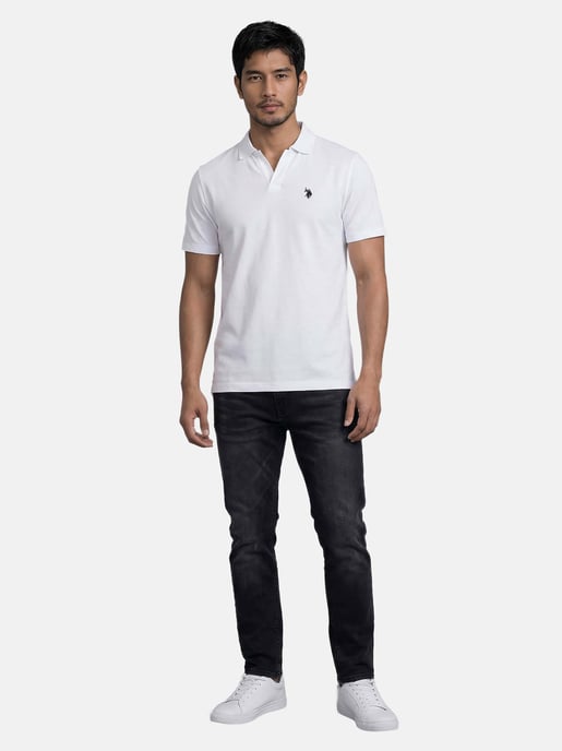 Polo para hombre U.S. Polo Assn. con cuello abierto - Image 4