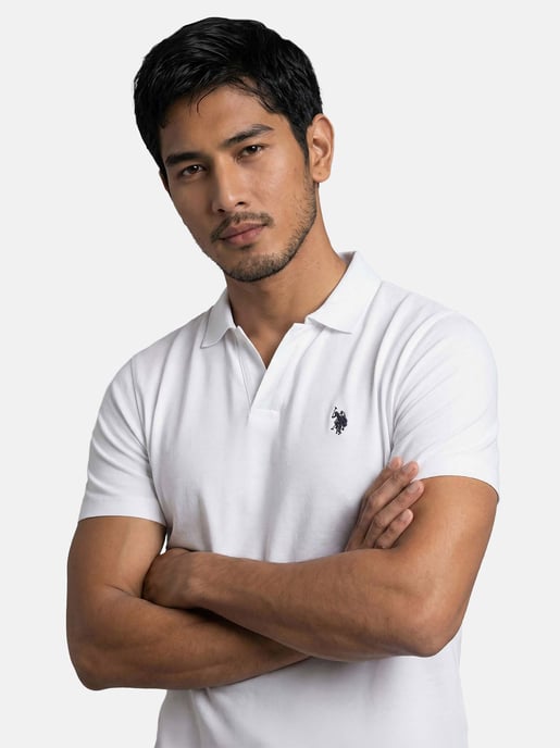 Polo para hombre U.S. Polo Assn. con cuello abierto - Image 6