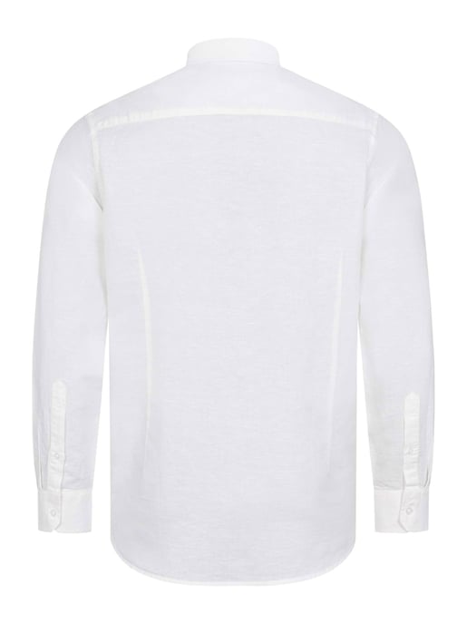 Camisa de lino para hombre U.S. Polo Assn. de mezcla lino y algodón - Image 3