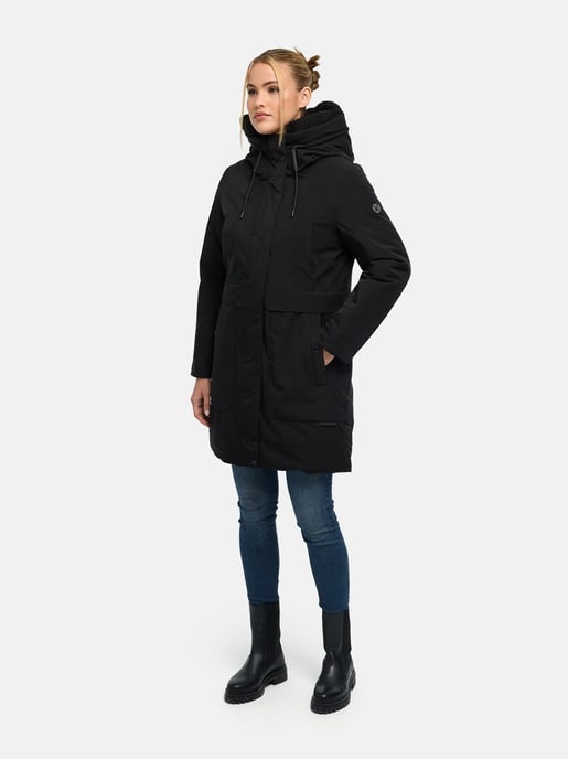 Parka de invierno para mujer Marikoo Pakaami con capucha de borreguito - Image 5