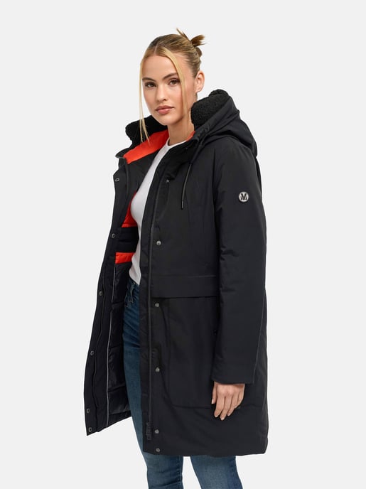 Parka de invierno para mujer Marikoo Pakaami con capucha de borreguito - Image 6
