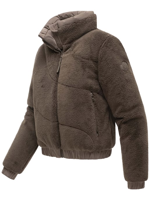 Chaqueta de invierno para mujer Marikoo Yuvaa de tejido borreguito - Image 2