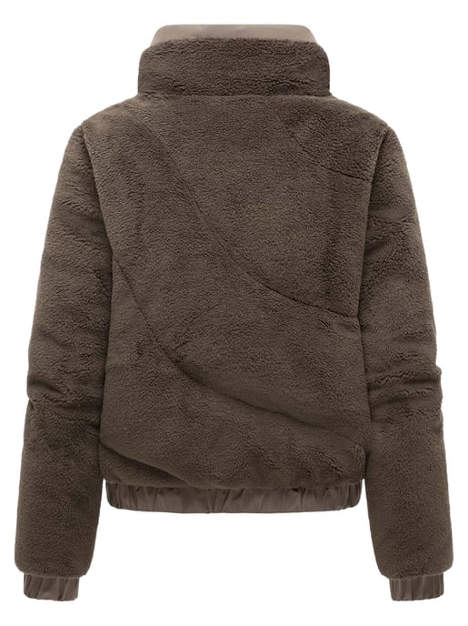 Chaqueta de invierno para mujer Marikoo Yuvaa de tejido borreguito - Image 3