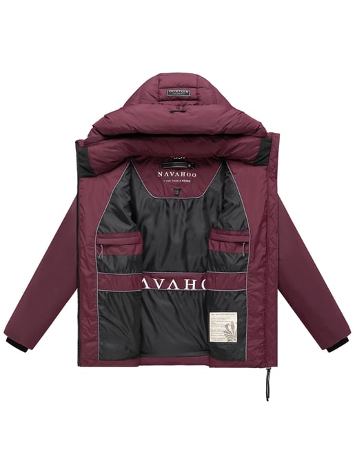 Chaqueta acolchada de invierno para mujer Navahoo Waldengel con capucha - Image 4