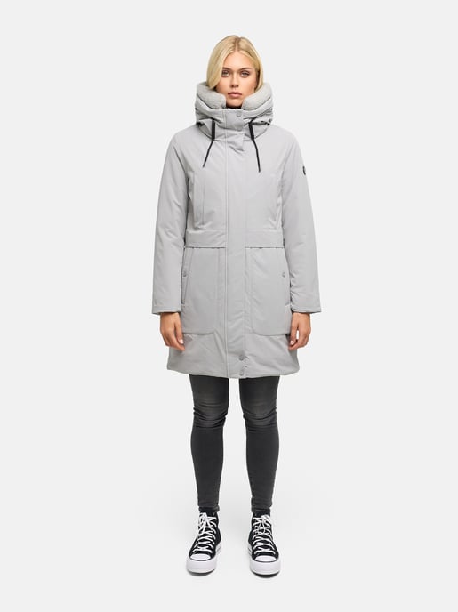 Parka de invierno para mujer Marikoo Pakaami con capucha de borreguito - Image 5
