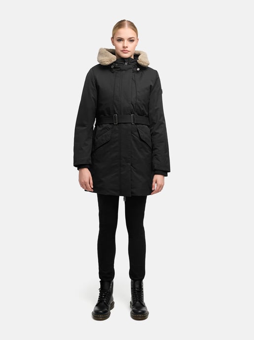 Parka de invierno para mujer Marikoo Calistaa con cinturón ajustable - Image 6