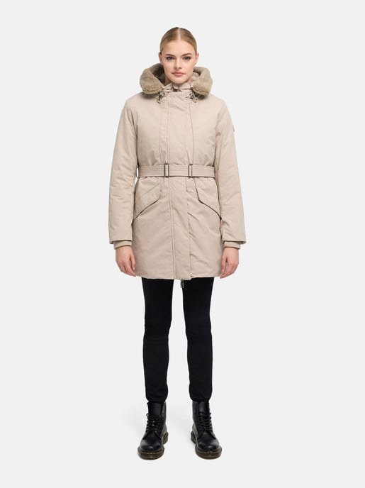 Parka de invierno para mujer Marikoo Calistaa con cinturón ajustable - Image 5