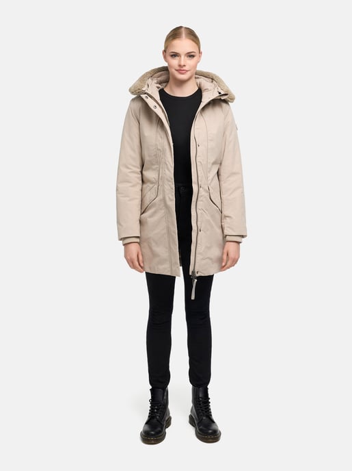 Parka de invierno para mujer Marikoo Calistaa con cinturón ajustable - Image 6