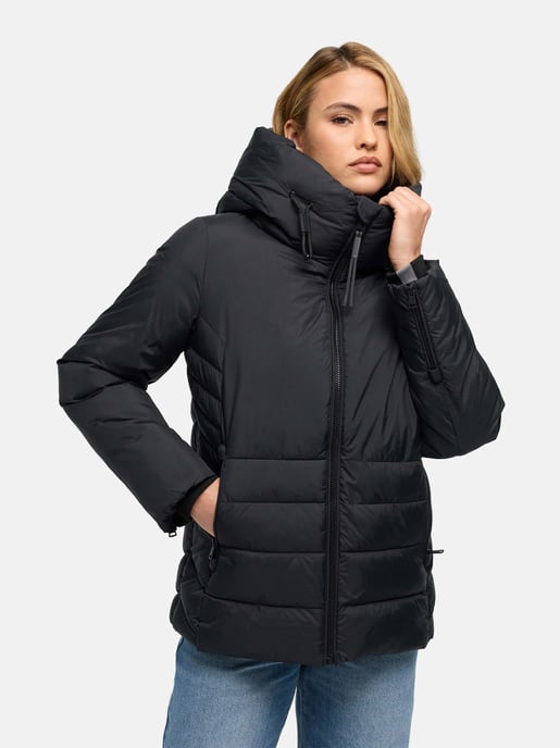 Chaqueta acolchada de invierno para mujer Navahoo Waldengel con capucha - Image 5