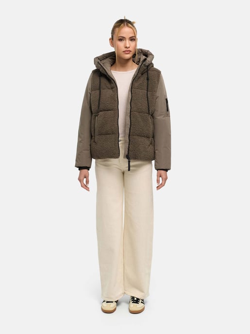 Chaqueta de invierno para mujer Marikoo Elidee con tejido borreguito - Image 5