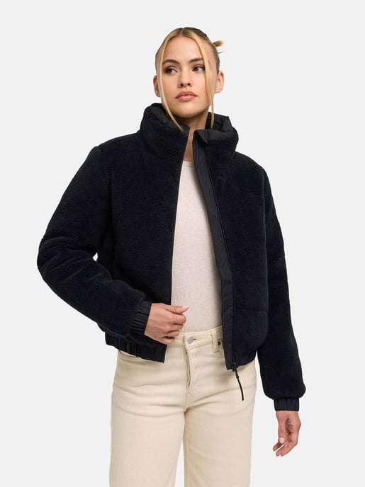 Chaqueta de invierno para mujer Marikoo Yuvaa de tejido borreguito - Image 6