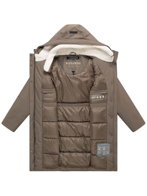 Parka de invierno para mujer Navahoo Bibber-Beauty con forro de borreguito - Image 5
